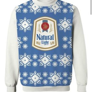 Natty Light Vintage Winter Fleece Size L